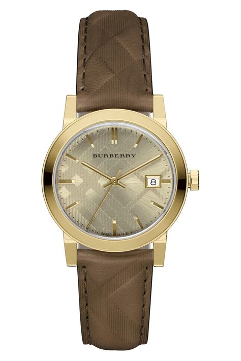 burberry women's the city swiss quartz watch